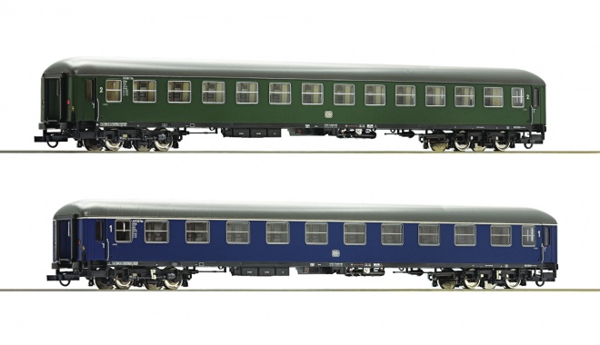 Set of 2 passenger cars Museum Darmstadt-Kranichstein<br /><a href='images/pictures/Roco/Roco-74113.jpg' target='_blank'>Full size image</a>